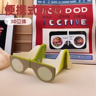 Portable folding high-transparency mini virtual reality3D VR Glasses，Clip3D Virtual Reality Glasses