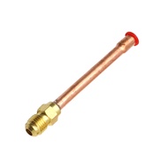 4Pcs 1/4" 3/8" 1/2" 3/4" 5/8'' Flare Connector With Copper Tube Brass Pipe Fitting Adapter For Air Conditioner Accessory