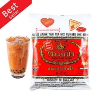 Thai Red Iced Tea Chatramue Murah Serbuk Teh Merah Thailand Cha Tra Mue SW Red Date 400g Big Cup Halal Redtea Powder