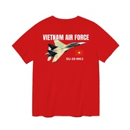 Vietnam Air Force T-shirt SU-30MK2 | Unisex Men's and Women's T-Shirts Printed with Vietnamese Airpl
