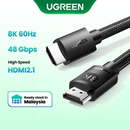 Ugreen HDMI 2.1 Cable Ultra High-speed 8K/60Hz 4K/120Hz for Xiaomi Mi Box PS5 HDMI Splitter Cable Do