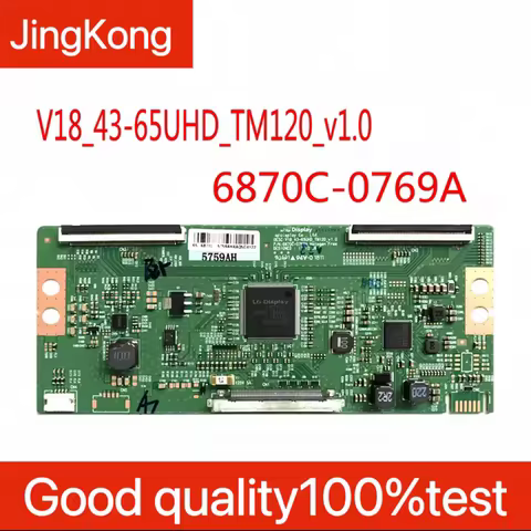 6870C-0769A V18_43-65UHD_TM120_v1.0 T-Con Board For Display Equipment T Con Card Original Replacemen