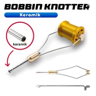 Bobbin Holder Ceramic Knotter Assist Tie Tool HOOK Leader Fly Tying Knotter Vise Table Vise Fly Tyin