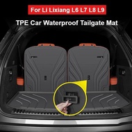 For Li Lixiang L6 L7 L8 L9 Car Rear Trunk Liner Cargo Boot TPE Trunk Mat Floor Tray Rear Seat Backre