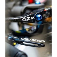 AEM CARBON FIBRE CLUTCH & BRAKE LEVER FOR BREMBO RCS14 RCS15 RCS16 RCS17 RCS19 AERO DYNAMIC DESIGN P