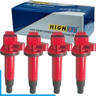 Ignition coil plug pack For Toyota MR2 Celica Corolla Matrix Prizm Vibe 1ZZFE UF247 90919-02239 9008
