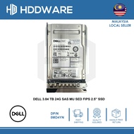 DELL 3.84 TB 24G SAS MU SED FIPS 2.5” SSD // 0MD4YN// SDFUR74DHB03T // KPM6WVUG3T84
