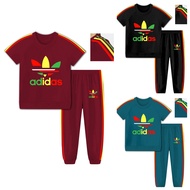 J2 sweatshirt Sweater Jacket cotton short sleeves Tracksuit set Boy girl Kids | Baju Sukan Sejuk Jak