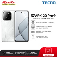 TECNO SPARK 20 Pro 5G Smartphone | 8GB+256GB | MTK Dimensity 6080 5G | 108MP Dual Rear Camera | 6.78