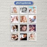 Mix Tile Photo Print 1:1 Square Photo Print/ Size 20x20cm High Resolution Printing (Contains 12 Phot