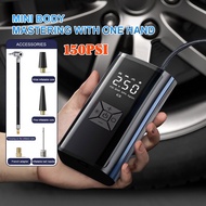 ❈☈ Portable Car Air Compressor 12V 150PSI Electric Cordless Tire Inflator Pump for Motorcycle Bicycle Boat AUTO Tyre Inflator
