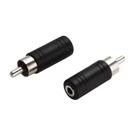 Terminal Plug 3.5 mm to RCA Adapter Converter Connector RCA Male Plug 3.5mm Female Jack RCA to 3.5mm