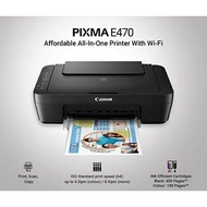 CANON PIXMA E410 / E470 Scan Print Copy All-in-One INKJET Printer