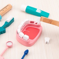 < Play House E4H] Children's Simulation Dentist Toys Simulate Care Toothbrush Tooth Filling Set Pare