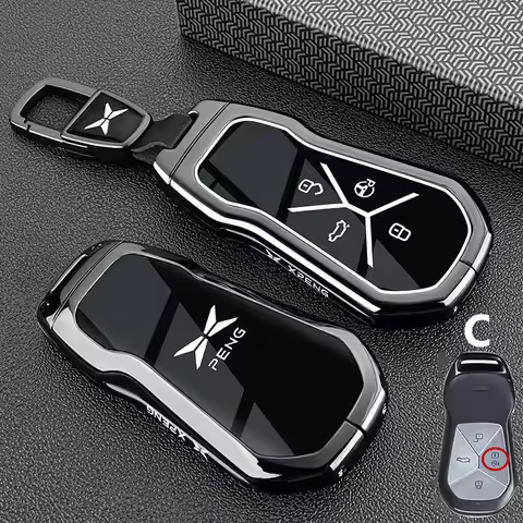 for Xpeng Xiaopeng Mona M03 P7 P7i P7+ P5 G3 G3i G6 G9 G7 2025 2023 Car Key Case Keychain Fob Cover 