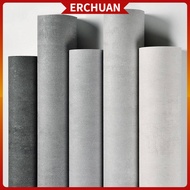 Cement Wallpaper 10M Nordic Industrial Style Modern Wall Decoration Plain Grey Living Room Bedroom O