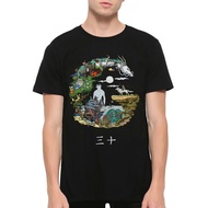 Studio Ghibli Movies Totoro Spirit Away Princes Mononoke Men's Clothing Regular Fashion