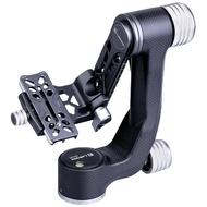 Carbon Fiber Gimbal Head for Mirrorless Cameras, Mini Travel Size Tripod Head Arca-Swiss QR system, 