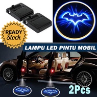 Lampu LED Pintu Mobil Courtesy Door Light 2 PCS Motif Bat Interior Mobil Car Modification Modifikasi