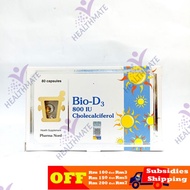 Bio-D3 800IU Cholecalciferol Capsules (80'S)