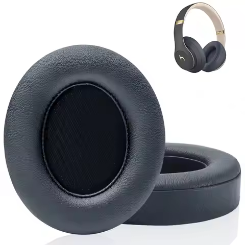 Beats Studio Replacement Earpads Memory Foam Cushions Cover for Beats Studio 2.0 Wired/Wireless B050