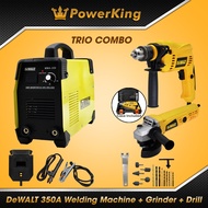 [ TRIO SET ] DeWALT MMA-350 Welding Machine + 2in1 DeWALT Grinder and Drill (A)