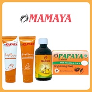 HIJAU Facial Skincare by MAMAYA 4in1/Brightening Soap Strip Green/Temulawak Toner/Brightening Day and Night Cream