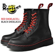 Dr Martens Air Wair 1460 Red Line Classic Martin Boots สำหรับผู้หญิงและผู้ชาย35-46แฟชั่น8หลุม Martin Boots