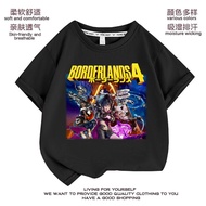 Kaos Borderlands 4 Tshirt Baju Fashion Cotton Print Graphic Tshirt Men Tshirt Gaming Shirt S-5XL