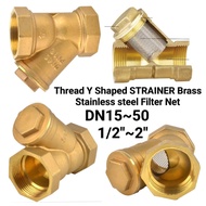 Y Srainer Brass Filter Valve DN15~DN50  1/2''~2''  water pump pipe piping fitting