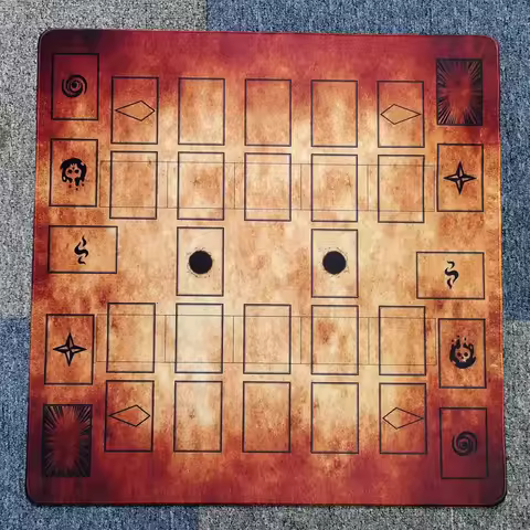 Yugioh OCG TCG Trading Card Playmat Noh PUNK Ogre Dance Waterproof Two Players Battle Table Game Mat