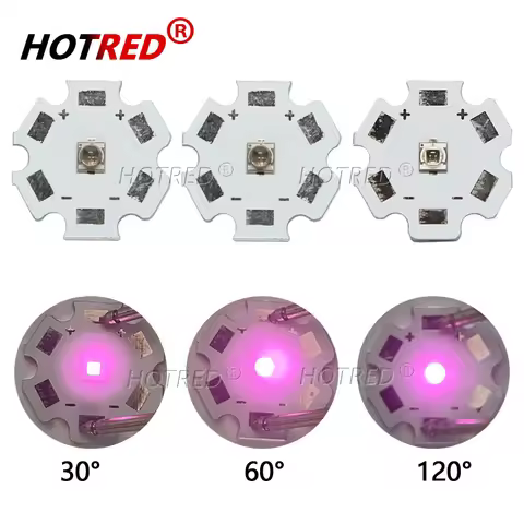 10PCS 3W 850nm SMD 3535 Infrared IR High Power 30/60/120 Degrees LED Emitter Camera Diode for Night 