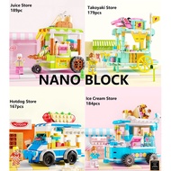 Nano block Food store design nano block Gift ideas Birthday Gift Christmas Gift Building block Toys