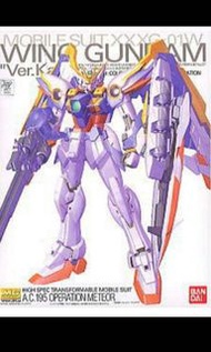 gundam mg 版 1:100wing gundam ew版高達