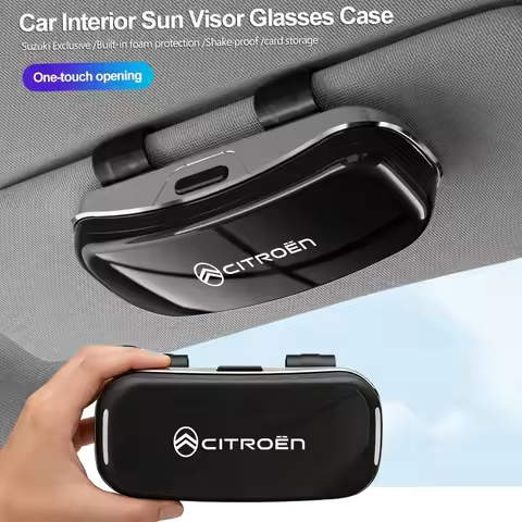 Car Sun Visor Glasses Case Sunglasses Storage Gift Box For Citroen Cross Xsara Grand Picasso Jumper