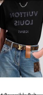 Louis Vuitton LV Initiales 30mm 雙面皮帶