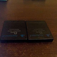 2個記憶卡PS2原版