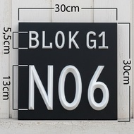 3D CUSTOM HOUSE NUMBER BOARD