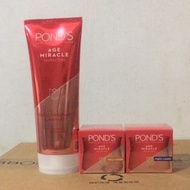 Paket Age miracle : - ponds age miracle day cream 10gr - ponds age mir