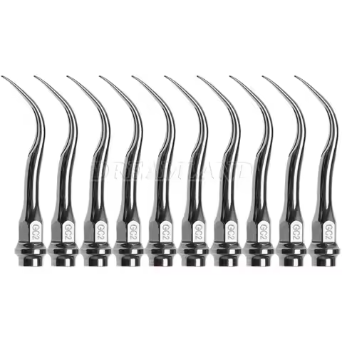 10pcs Sickle Insert GC2 Universal Scaler Tip Fit KaVo PIEZOLux Scaler Ultrasonics Handpiece