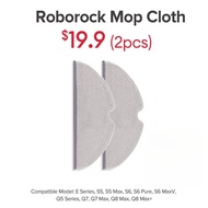 Mop Cloth for Roborock E Series, S5, S5 Max, S6, S6 Pure, S6 MaxV, Q5 Series, Q7, Q7 Max, Q8 Max, Q8