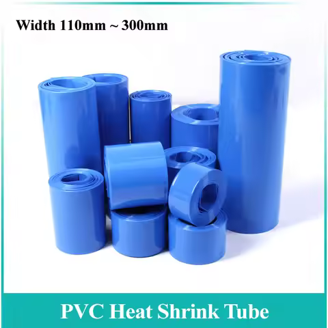1m~20m PVC Heat Shrink Tube 18650 Lipo Battery Pack Width 110mm ~ 300mm Insulated Protection Film Wr