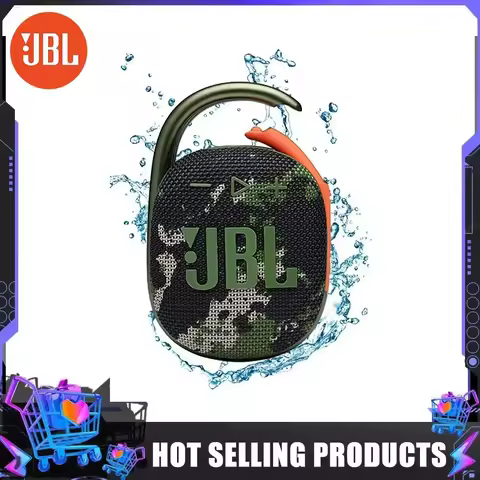 JBL CLIP 4 HK Version Certified Refurbished Wireless Speaker IP67 Dustproof 10H Battery Clip On Desi