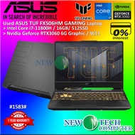 #1583 *Used ASUS TUF Gaming Laptop FX506HM Intel Core i7-11800H, Nvidia RTX3060 6G 16GB 512GB SSD W1