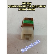 NISSAN POWER FAN MOTOR RELAY 6 PIN 25230-7996A