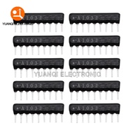 10pcs 9PIN 8PIN 7PIN 6PIN 5PIN 10PIN 4PIN exclusion Network Resistor array DIP 100R 220R 470R 1K 1.5