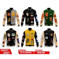 MLB & NBA BASEBALL VARSITY BASKETBALL SERIES BOMBER JACKET