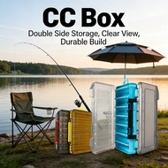 Kotak Pancing Gewang Double Side Open Mancing Lures Fishing Box Kotak Mancing Box Fishing用具盒子/路亚盒