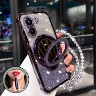 vivo Y21 Y11d Y05 2026 Makeup Mirror Stand Mobile Phone Case For Vivo Y21 Y 21 Y11dY 05 Y05s Vivo Y0