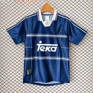 98-99 HM Away Blue Retro Short-Sleeve High-Quality Football Jersey S-XXL